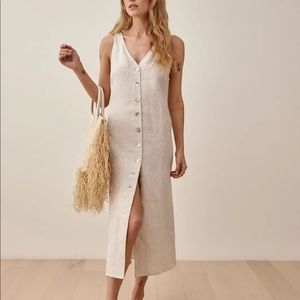 NWT Reformation Cliff Linen Dress